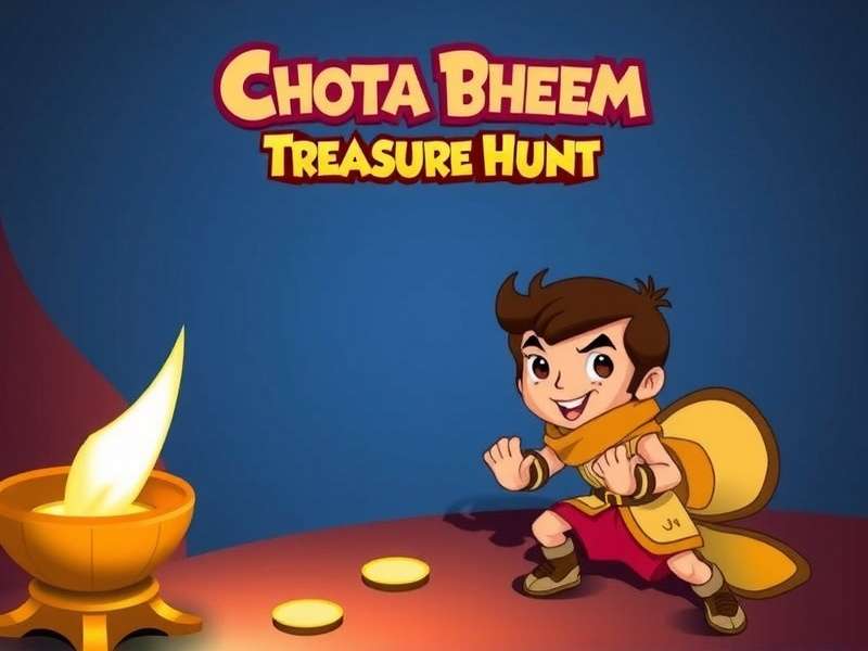 Chhota Bheem Treasure Hunt Adventure Chhota Bheem Treasure Hunt Game Banner